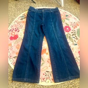 Chico's Dark Blue Flare Jeans